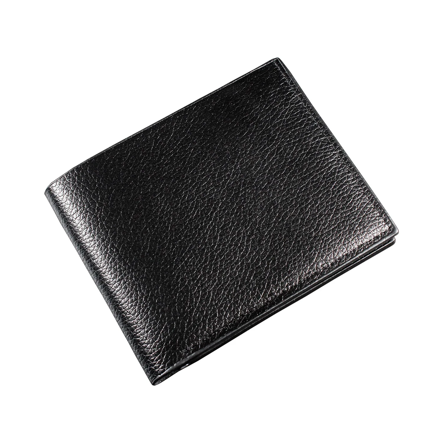 Men Short Soft Pu Leather Wallets Vintage Thin Male Credit Card Holder Black Small Money Purses Large Capacity Card Holder Bag - 5