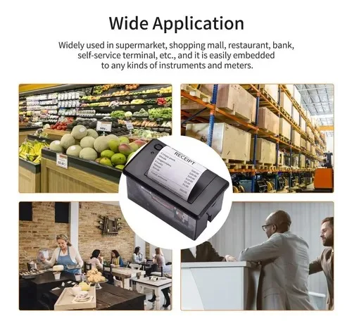 Mini 58 mm Incorporado Papel de Recibo Módulo de Impressora Térmica é Bilhete de Recibo Adequado Esc Pos Arduino Android 5v-9v Qr701 Em5820 - Imagem 2