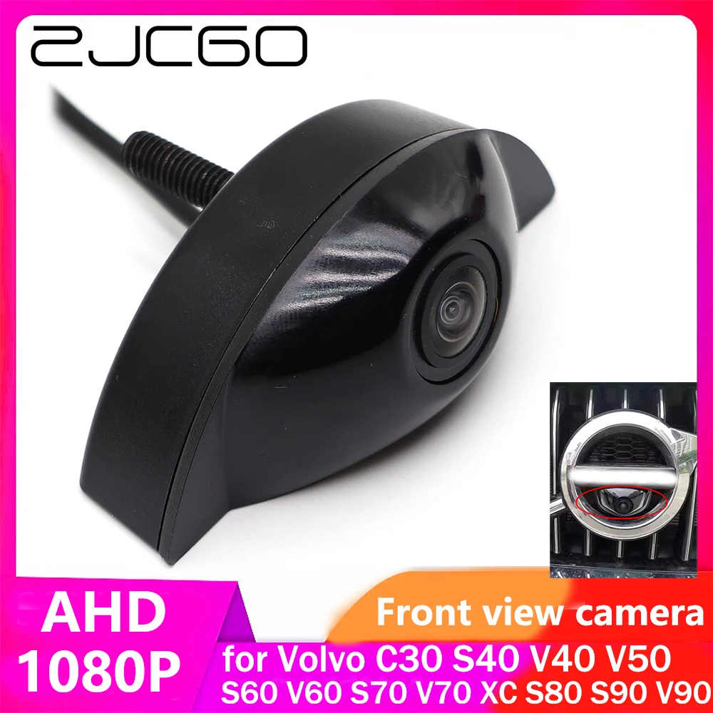 

ZJCGO AHD CVBS 1080P 170° Car LOGO Parking Front View Camera for Volvo C30 S40 V40 V50 S60 V60 S70 V70 XC S80 S90 V90