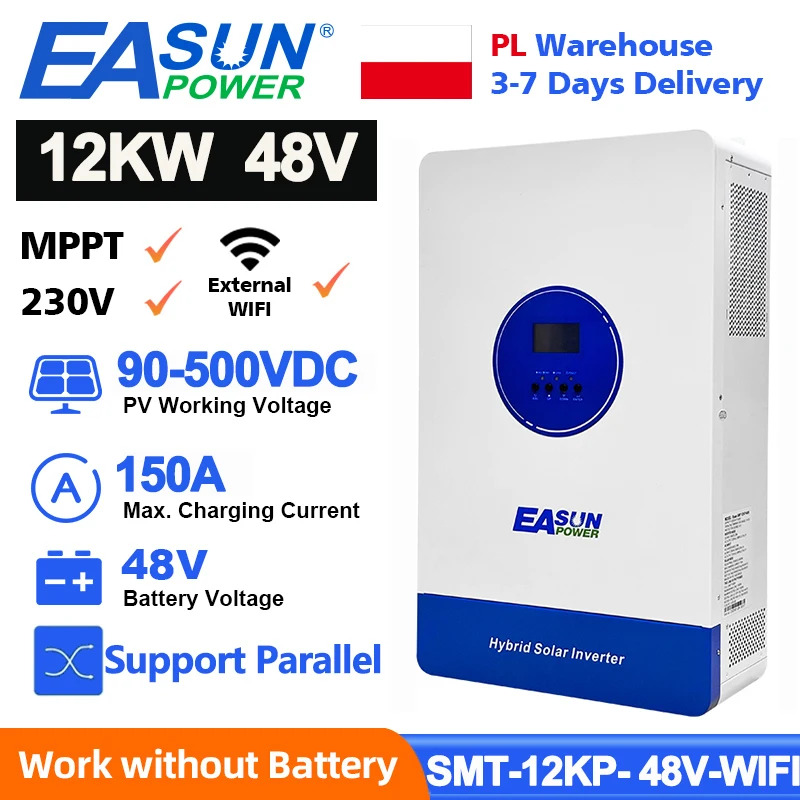 EASUN POWER 12KVA 11KW z Polski za $489.99 / ~1869zł EASUN POWER 12KVA 11KW z Polski za $489.99 / ~1869zł