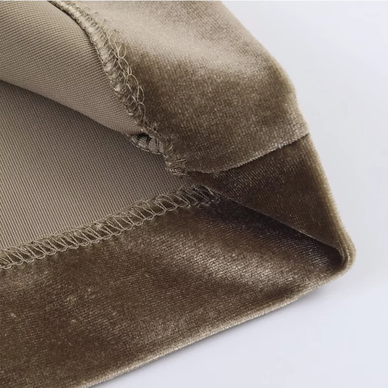 2025 New Women Fashion Shoulder Pad Dress Velvet Elegant Long Dresses Ruched Chic Bodycon Dresses Women Long Sleeve Autumn Dress