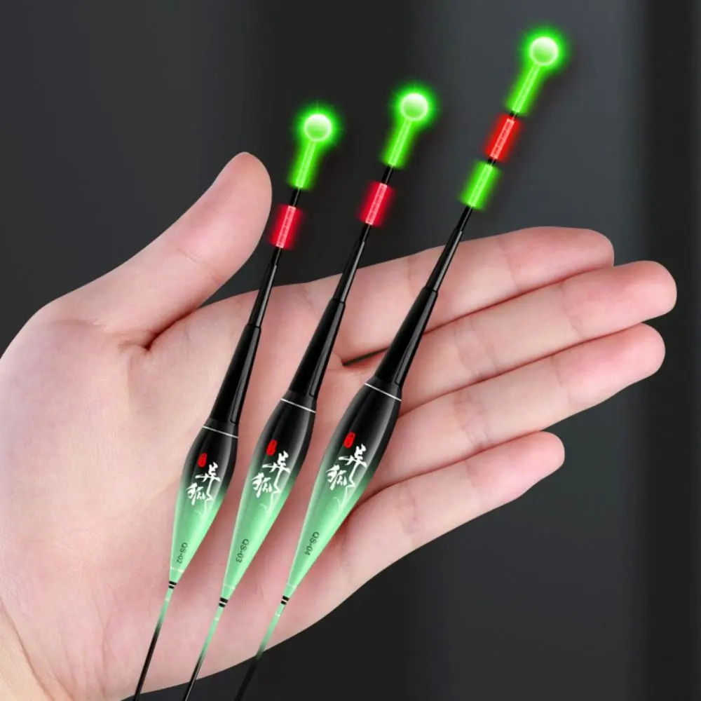 Flotteurs électroniques LED lumineux pour la pêche de nuit avec capteur de gravité et changement de