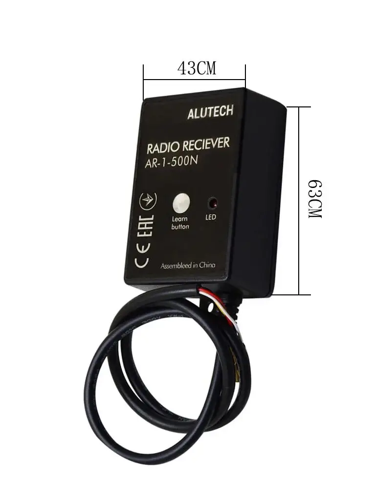 Alutech ar-1-500n, Alutech 4N 차고 문용, 통풍형, 433.92MHz, 동적 코드, 원격 차고 문 열쇠고리 10개