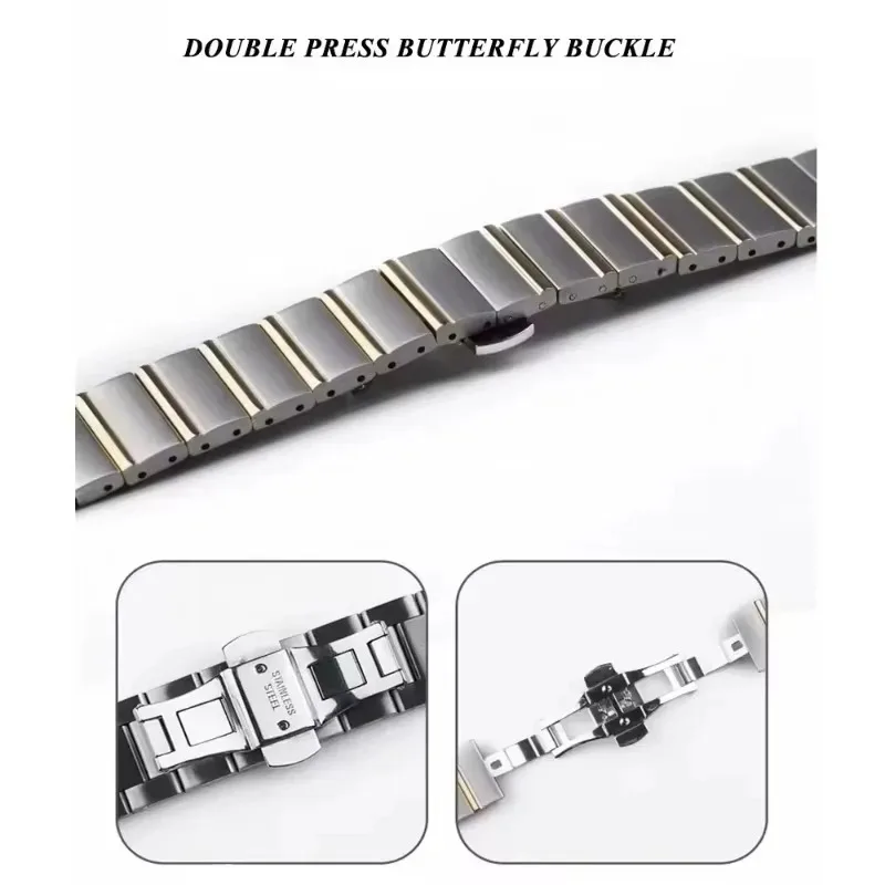Luxury 18mm Stainless Steel Fashion Bracelet