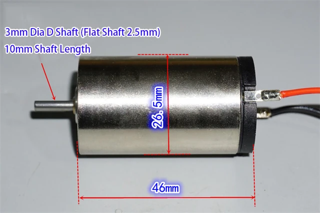 Mini 26,5mm Große Kernlosen Motor DC 5V-12V 8V Hohe Geschwindigkeit  19000RPM Große Drehmoment motor 12V kugellager Motor Starke Magnetische  Roboter