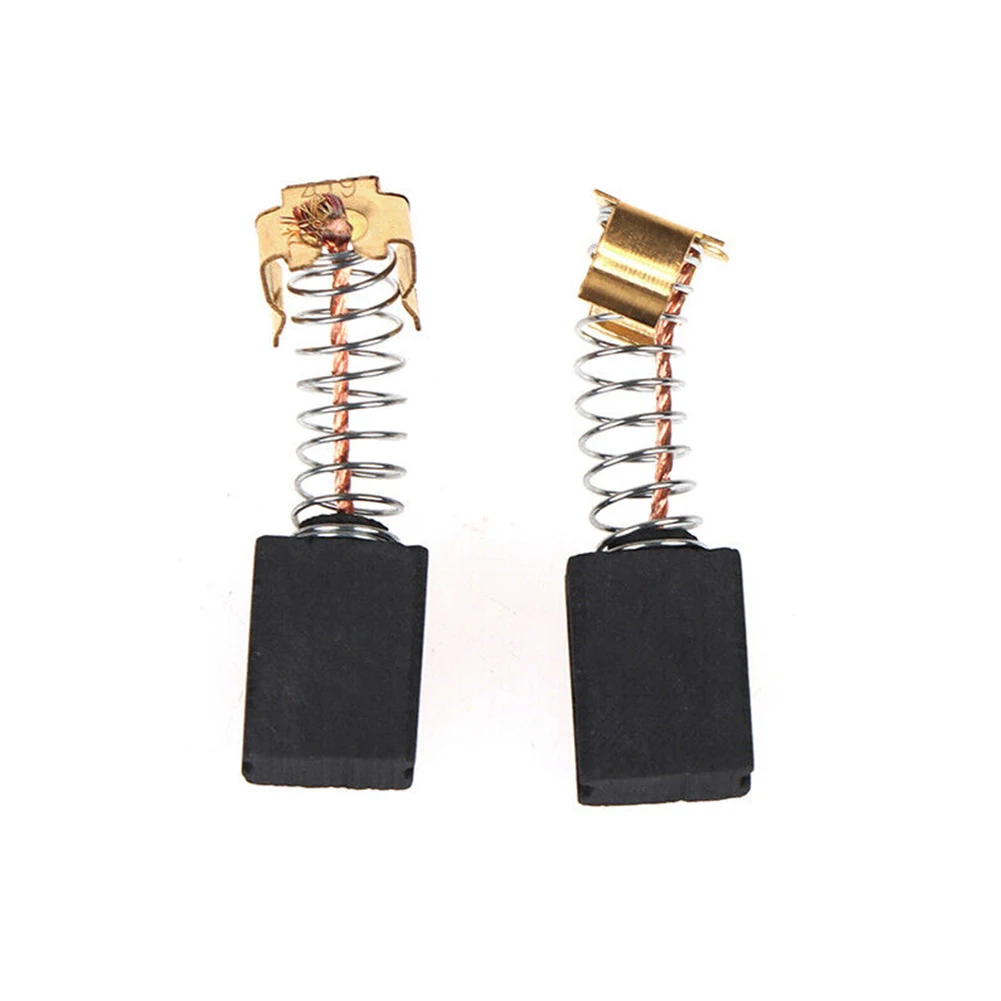 

Углеродная щетка для электрооборудования, ручной инструмент, 2 шт., 6*9*11,5 мм, углеродные + металлические аксессуары, износостойкость