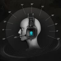 Gaming Headset 7.1 Virtual Surround Sound Gamer Earphones Voice Control 1