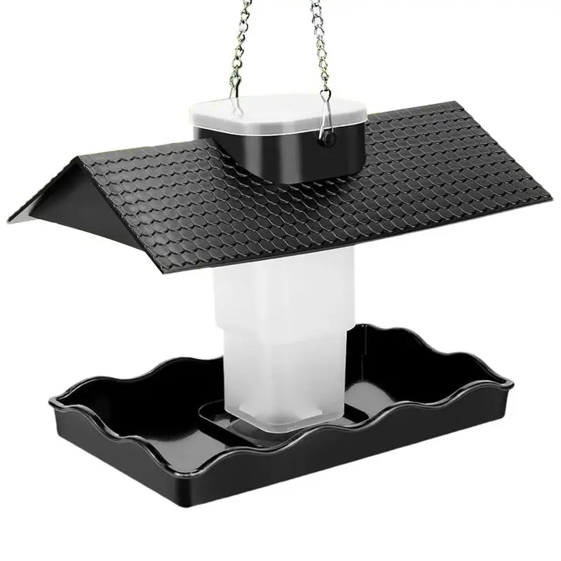 

Bird Food Feeder Garden Yard Decor Squirrel Proof Bird Feeder All Season Large Capacity Bird Feeder For Swallow Yellow Finch