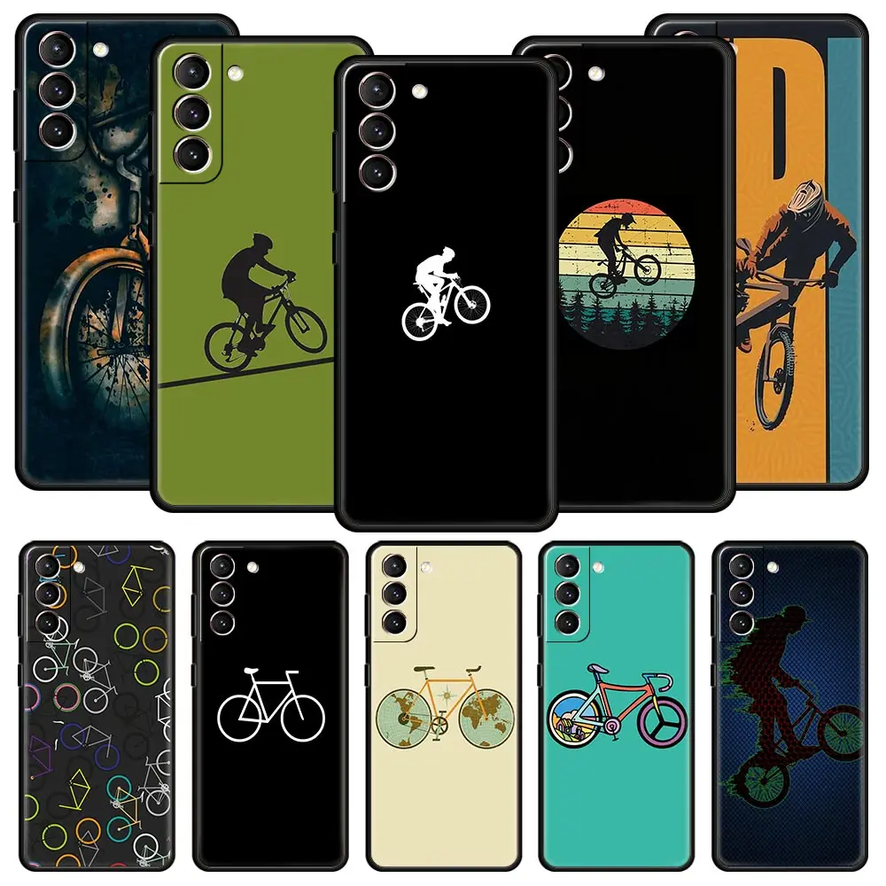 Adventure-Ready Mountain Bike Soft Silicone Phone Case