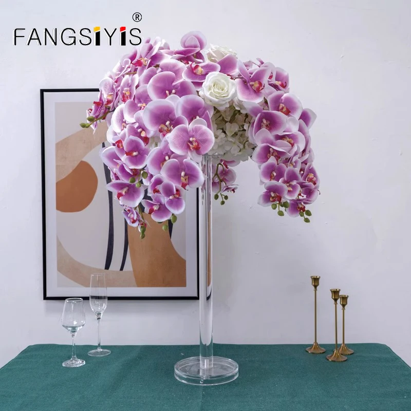 

Table Centerpieces For Weddings Decor Colorful Orchid moth orchid Flower Ball Aisle Floral Arrangement Materials Window Display