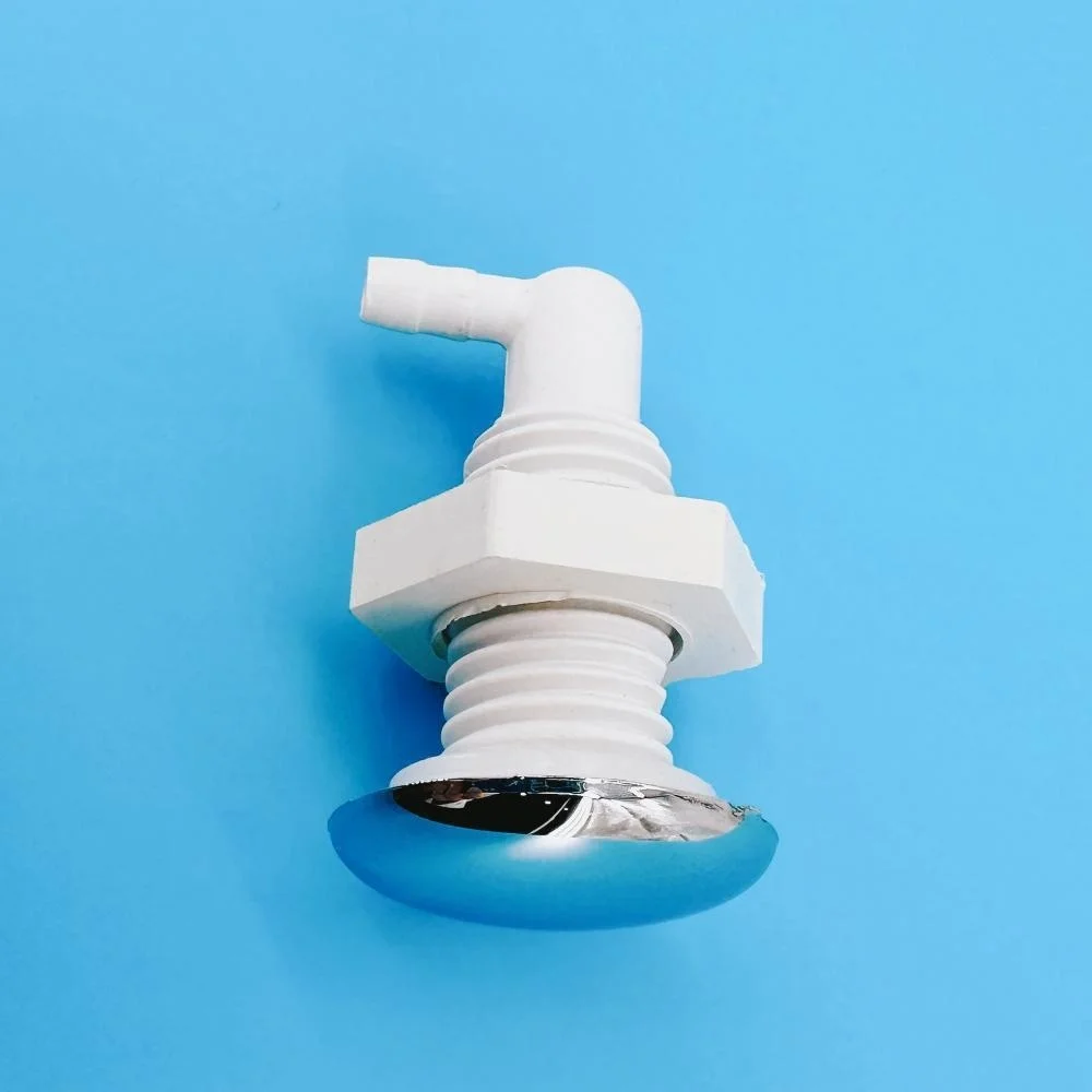 &Phi;5mm Jet Nozzle 30mm Cover Twisted Teeth Bow Bubble Nozzle Chromed Cap PVC Base Hot Tub Air Jet Massage Bathtub Accessories