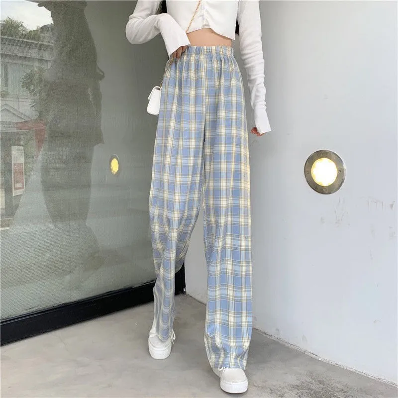 Blue plaid - lightweight