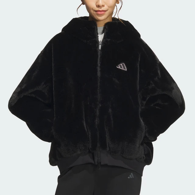 Adidas officiel authentique nouvelle veste à capuche chaude réversible pour femme JM1051 1