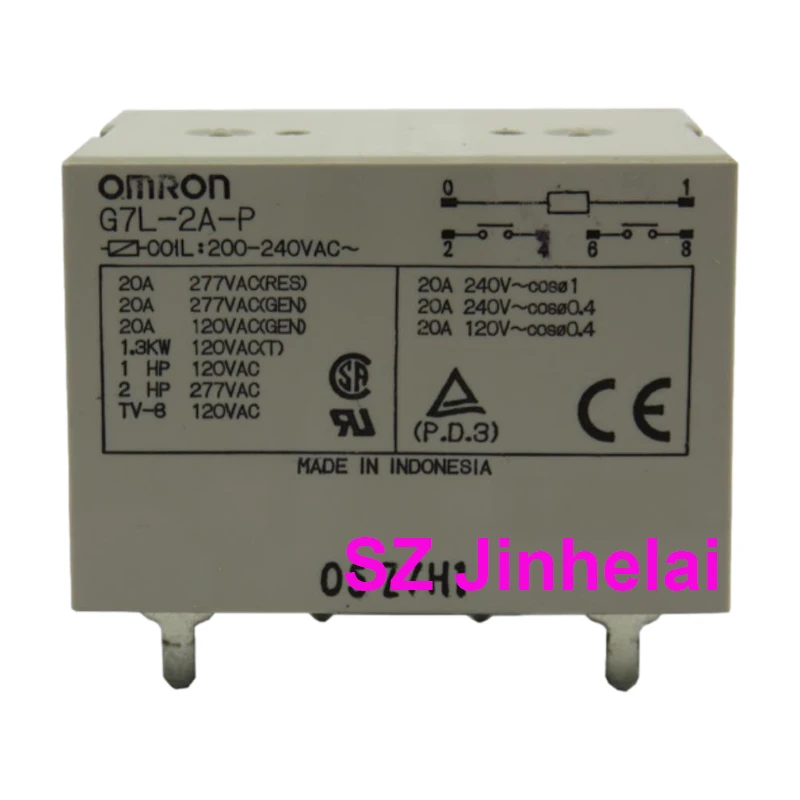 Omron G7L-2A-P 200-240Vac 24Vdc Autentico Relè Intermedio Durevole Con Prestazioni Stabili Originali