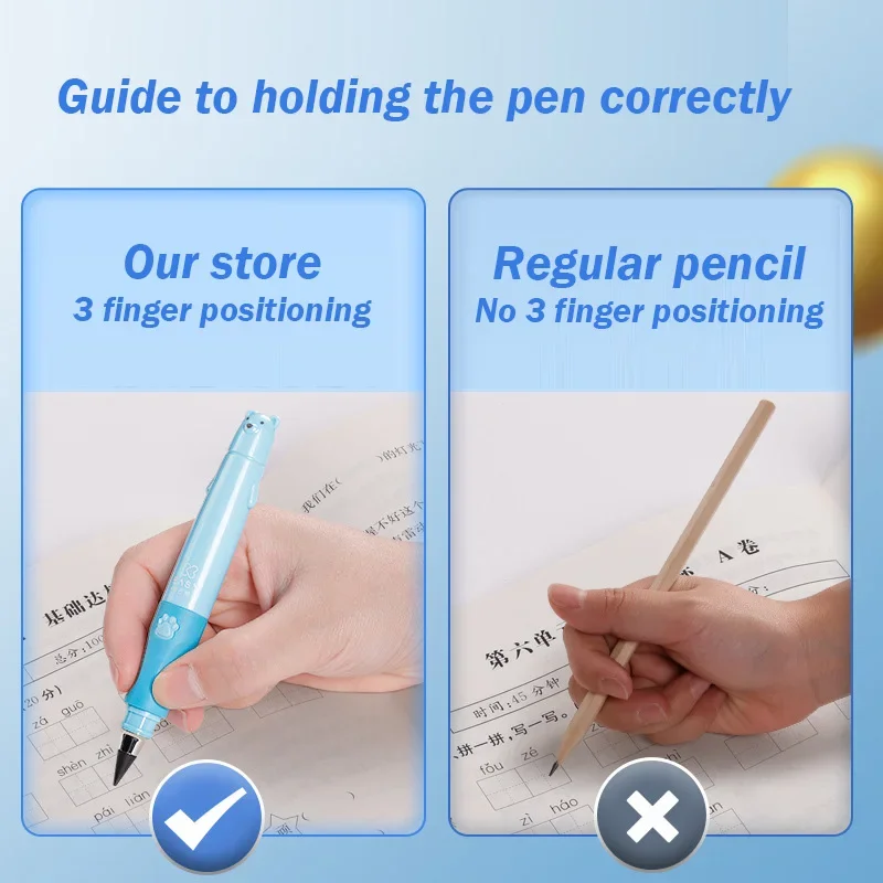 Eternal pencil set Cute Kids Unlimited Writing art drawing sketch pen inkless pencils school supplies  stationery gifts 4