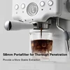 Petrus Espresso Coffee Machine Stainless Steel Coffee Maker With 58MM Portafilter Commercial Steam Wand Milk Frother 2