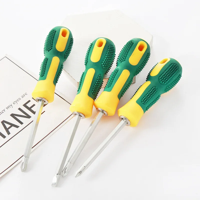 

Новая портативная твердая противоскользящая двухцелевая Отвертка 4, 6 дюймов, с крестообразным слотом, стандартная звездообразная отвертка