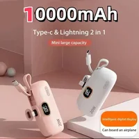 New Mini Power Bank 10000mAh Fast Charging PowerBank Portable Charger for IPhone 16 15 14 Samsung  Xiaomi External Spare Battery 2