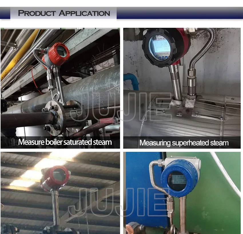 Digital Steam Vortex Air Flow Meter Intelligent Steam Compressed Air High-precis