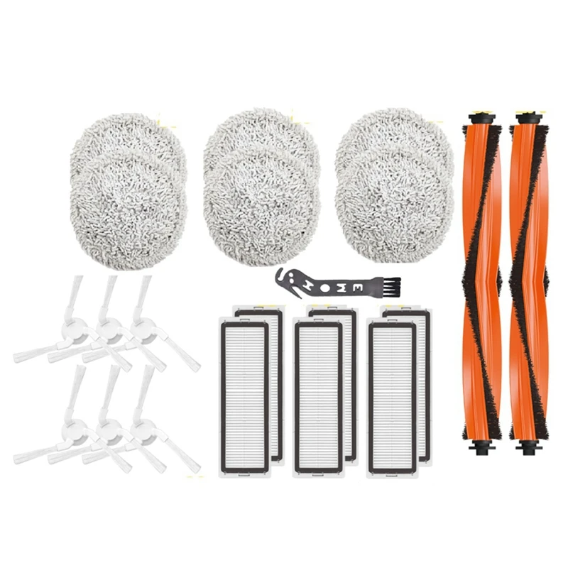 

Аксессуары для самоочищающегося робота-пылесоса Xiaomi Mijia Pro STYTJ06ZHM, фильтр, основная боковая щетка, ткань для швабры