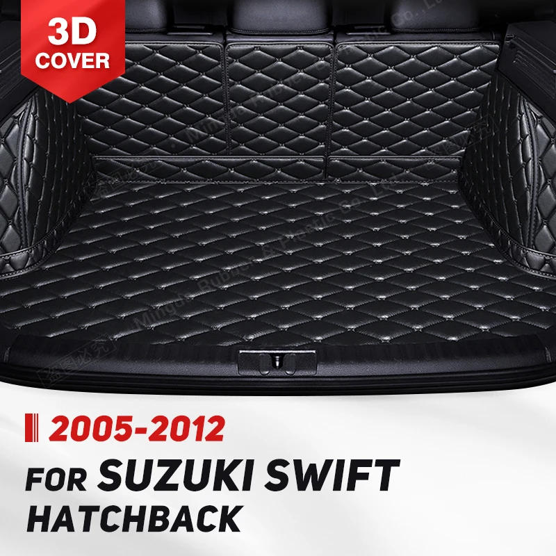 

Full Coverage Trunk Mat For Suzuki Swift Hatchback 2005-2012 11 10 09 08 07 06 Car Boot Cover Pad Interior Protector Accessories
