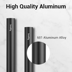 2PCS 15mm Aluminum Alloy Rods 12inch Long for Sony DSLR Camera 15mm Rail Rod Bla