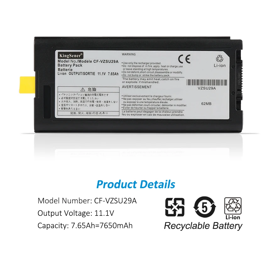 KingSener-Bateria portátil para Panasonic, CF-VZSU29A, CF-29, CF-53,