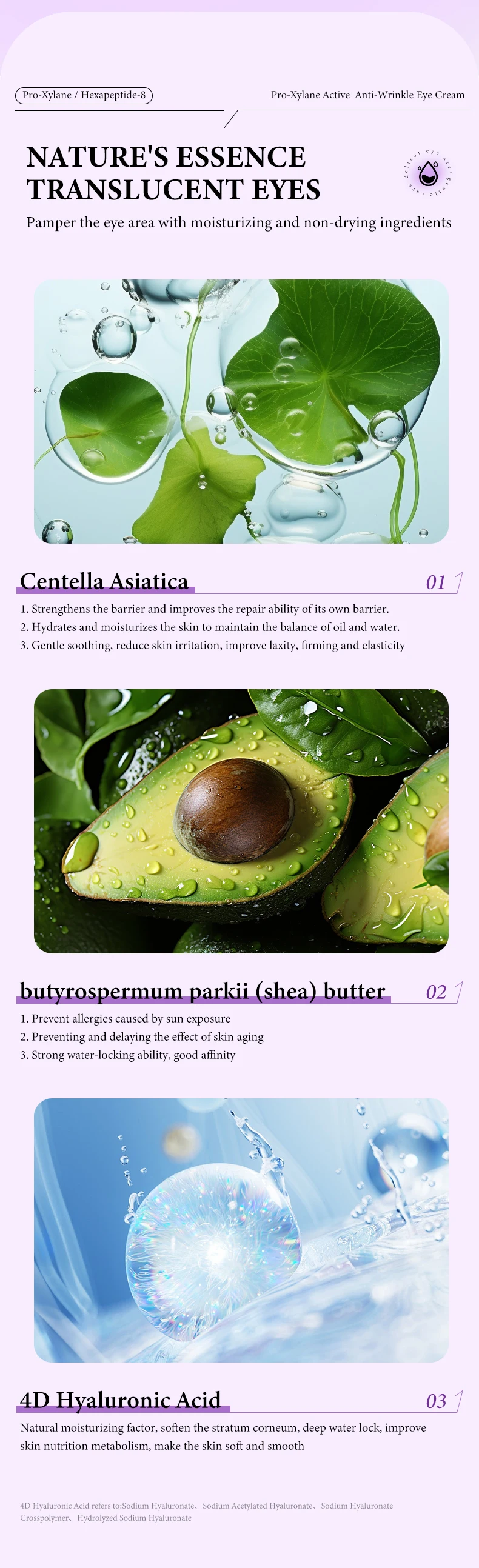 Instant Eye Bag Removal Cream Retinol Anti-Wrinkle Firming Skin Fade Fine Lines Anti Dark Circle Puffiness Brighten Eye skinCare