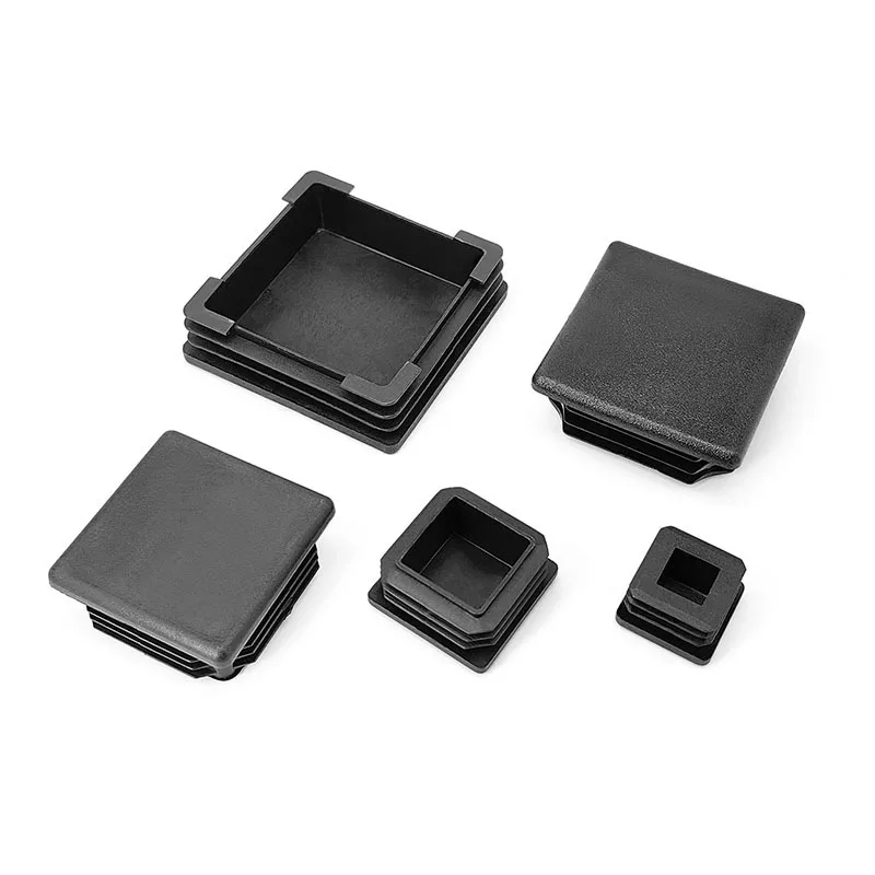 10mm-50mm Furniture Table Foot Tip Chairs Legs Pad Protector Cover Square Screw Caps Pipe Plug Lid Tube Hole Protection End Cap table foot pad table leg tips floor protector caps silicone rubber caps rubber caps silicone rubber plugs pipe end cap