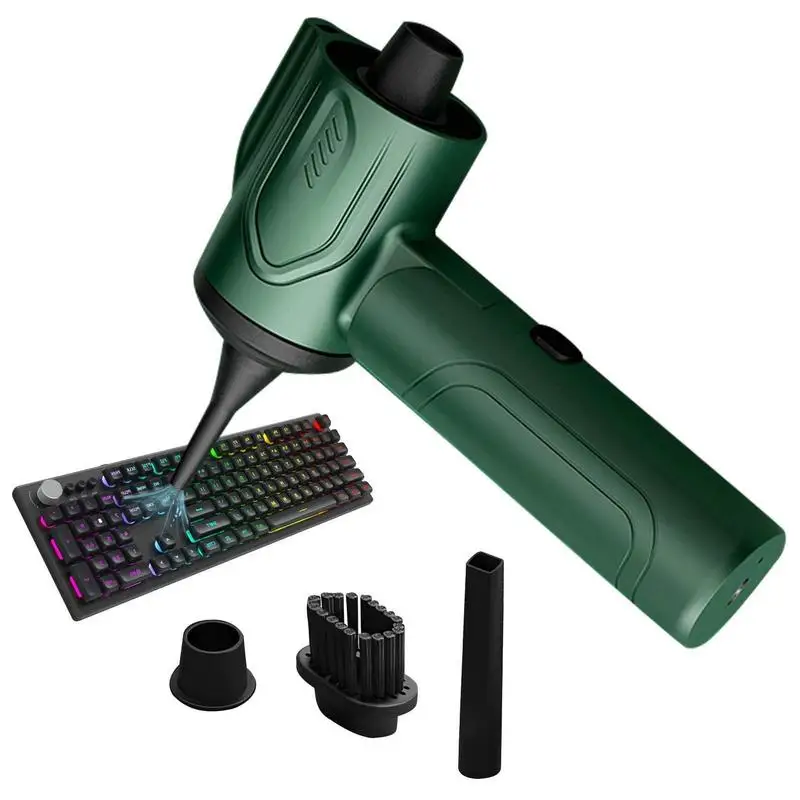 Wireless Air Duster Dust Blower USB Compressed Air Blower Cleaning For Computer Laptop Keyboard Camera Car Cleaning