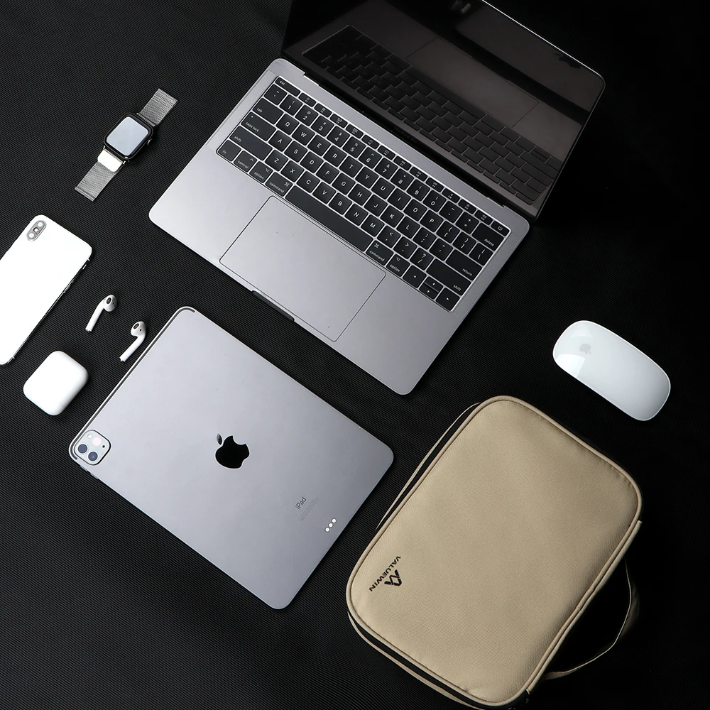 Borsa organizer per cavi, accessori elettronici, borsa per il trasporto dei cavi, universale da viaggio, per unità USB, scheda SD, caricabatterie