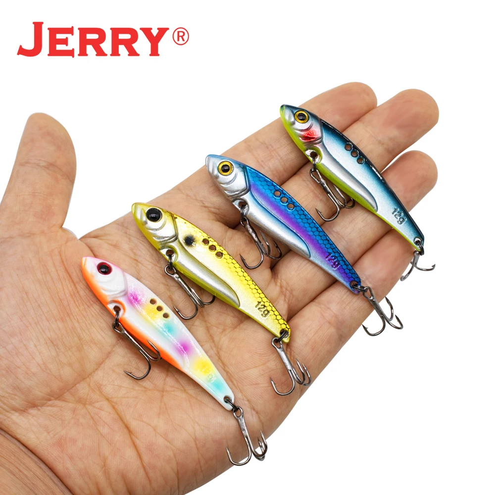 Jerry Ryuga 7g/10g/12g/14/g18g Metal VIB Lure Pencil Balancer Spoon  Hard Baid Jig Painting Fishing