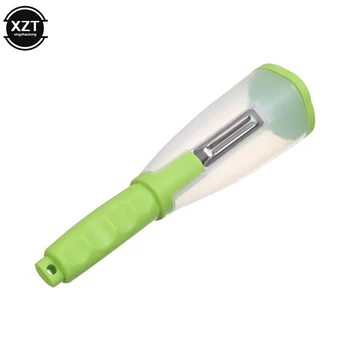 มีดปอกเปลือกผลไม้ผัก2 In1เครื่องมือสำหรับมันฝรั่งอเนกประสงค์ 7