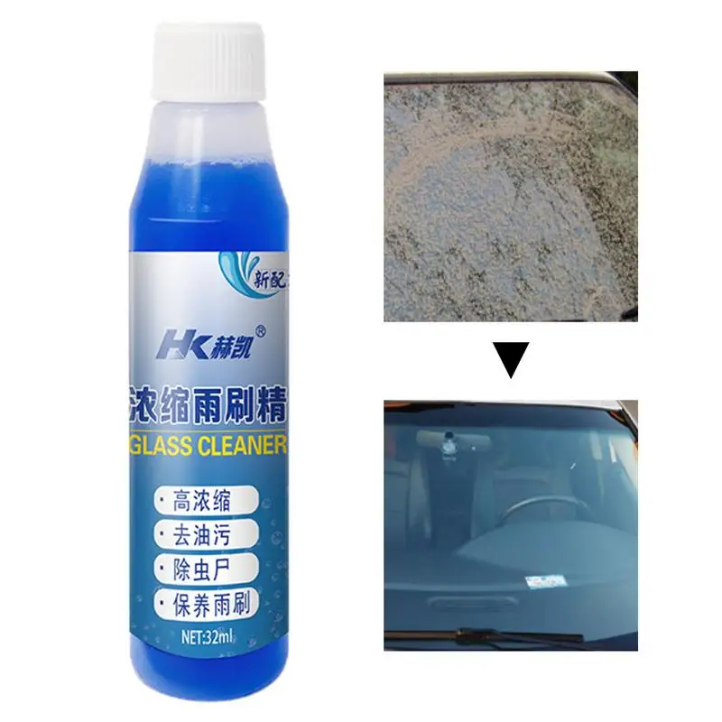 

Car Glass Cleaner Spray Car Window Cleaner Windshield Cleaning Spray 32ml All Purpose Streak Free Oil Film Remover Glass And