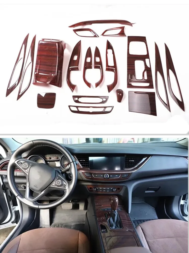 

Внутреннее украшение, Центральная панель панели из углеродного волокна, подъемная панель для окон, аксессуары для Opel Insignia Buick Regal 2017- 2021