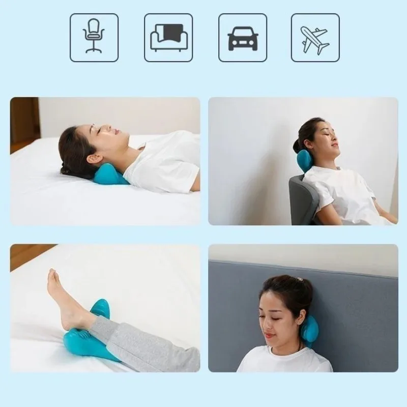 Neck Massager Stretcher Relaxer Cervical Traction Device Pillow for Pain Relief Alignment