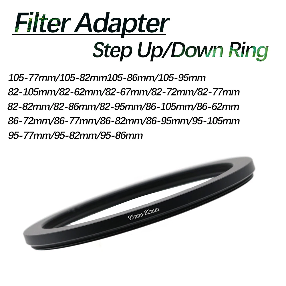 Anillo adaptador step up 72 mm a 82 mm para diversos objetivos