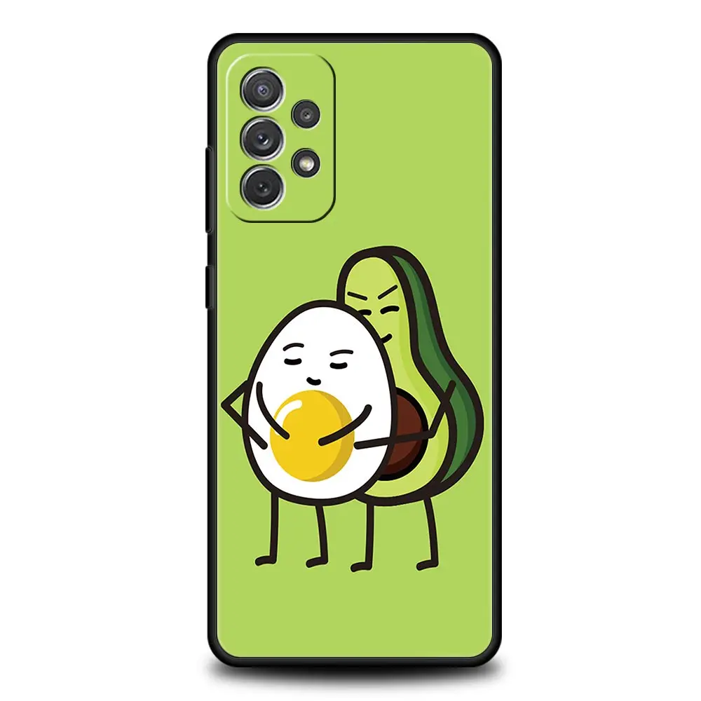 Adorable Avocado Yoga-Themed Phone Case