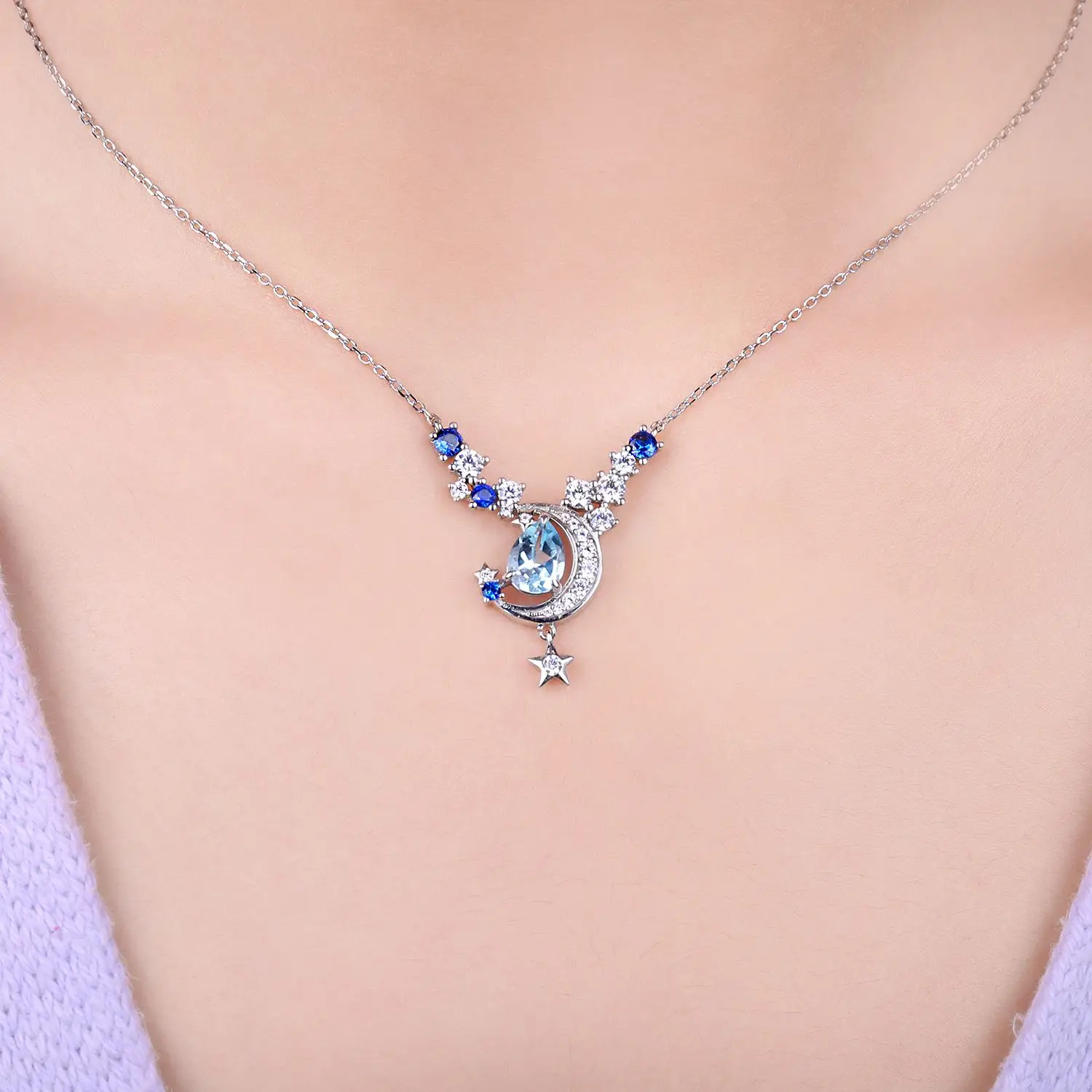 JewelryPalace-女性用スターリングシルバーとジルコンの 