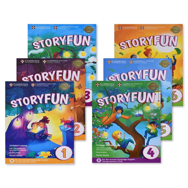 Level1-6　Learners　Set　Booklet　Young　For　AliExpress　12pcs/Full　Storyfun　YLE　Materials　Cambridge　Student'book+　English　Examination