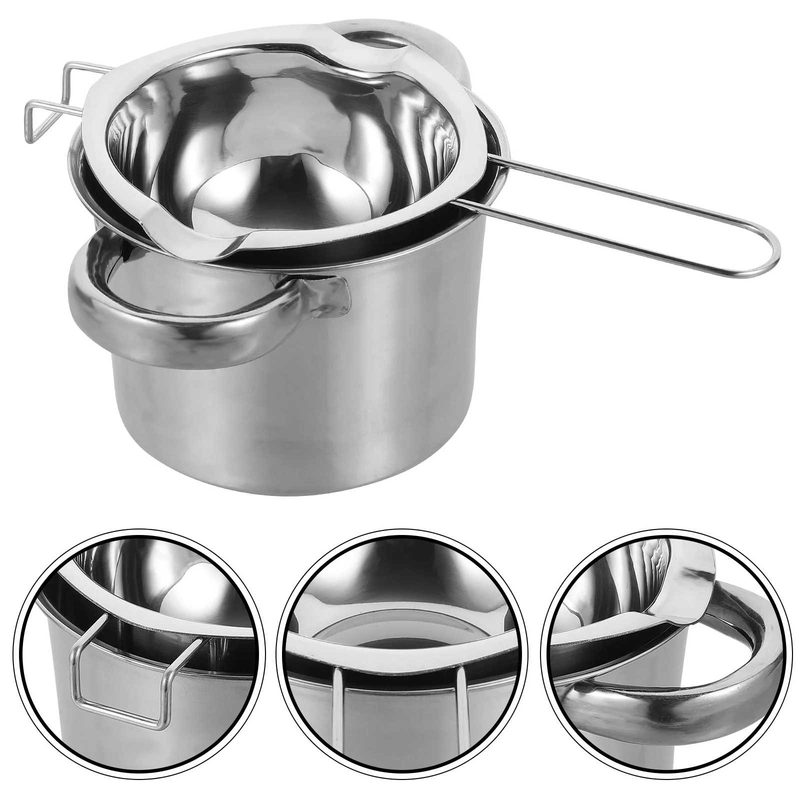 Chocolate Melting Pot Cheese Double Layer Water Heating Stainless Steel Butter Boiler