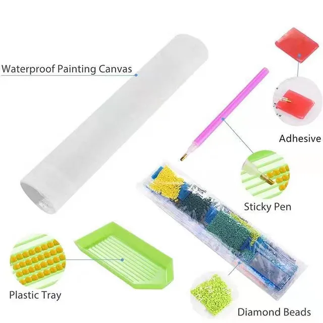 Peinture diamant thème ciel étoilé de Van Gogh, bricolage 5D, dôme rond complet, décoration, peinture 6