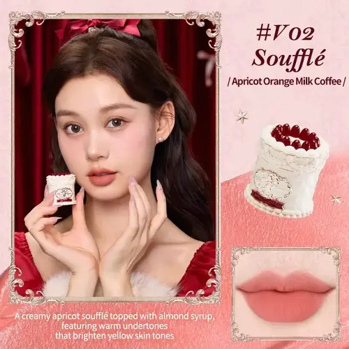 Flowerknows Strawberry Cupid Lipstick Cake Matte Velvet Lipgloss Lip Mud Makeup Korean Flower Know Lip Cream For Girls&Women - Image 15