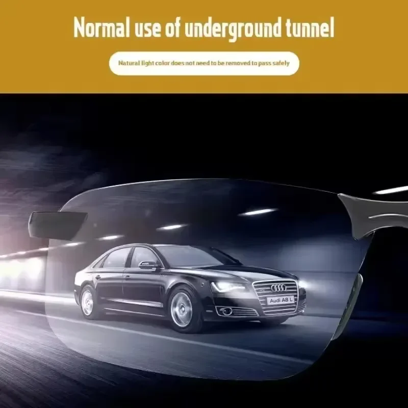 Men's Driving Color Changing Sunglasses Fishing Cycling Polarized Goggles Outdoor Day and Night Driving Polarized Sunglasses