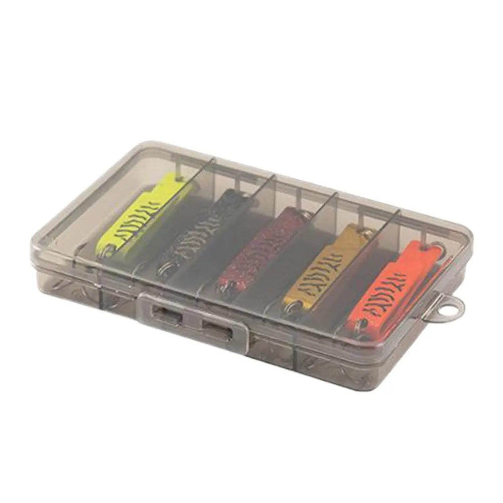 Metal Spinner Bait Fishing Lures with Tackle Box for Bass Trout Salmon