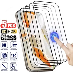 Premium 5 - Pack Clear Tempered Glass Screen Protector Film Cover - Google Pixel 8a (5PCS)