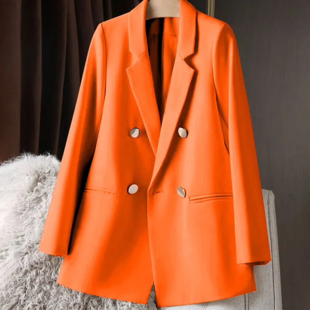 

Office Lady Long Sleeve Jacket Women Autumn New in Blazers for Women Elegant Stylish Winter Tops Coats Business Suit