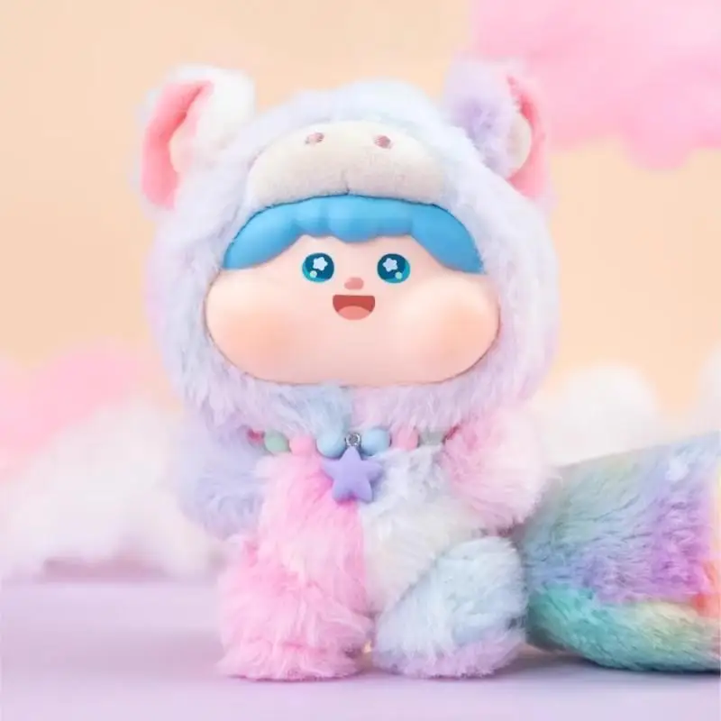 Fluffy Meatball V2 Series Blind Box Vinyl Face Doll Plush Mystery