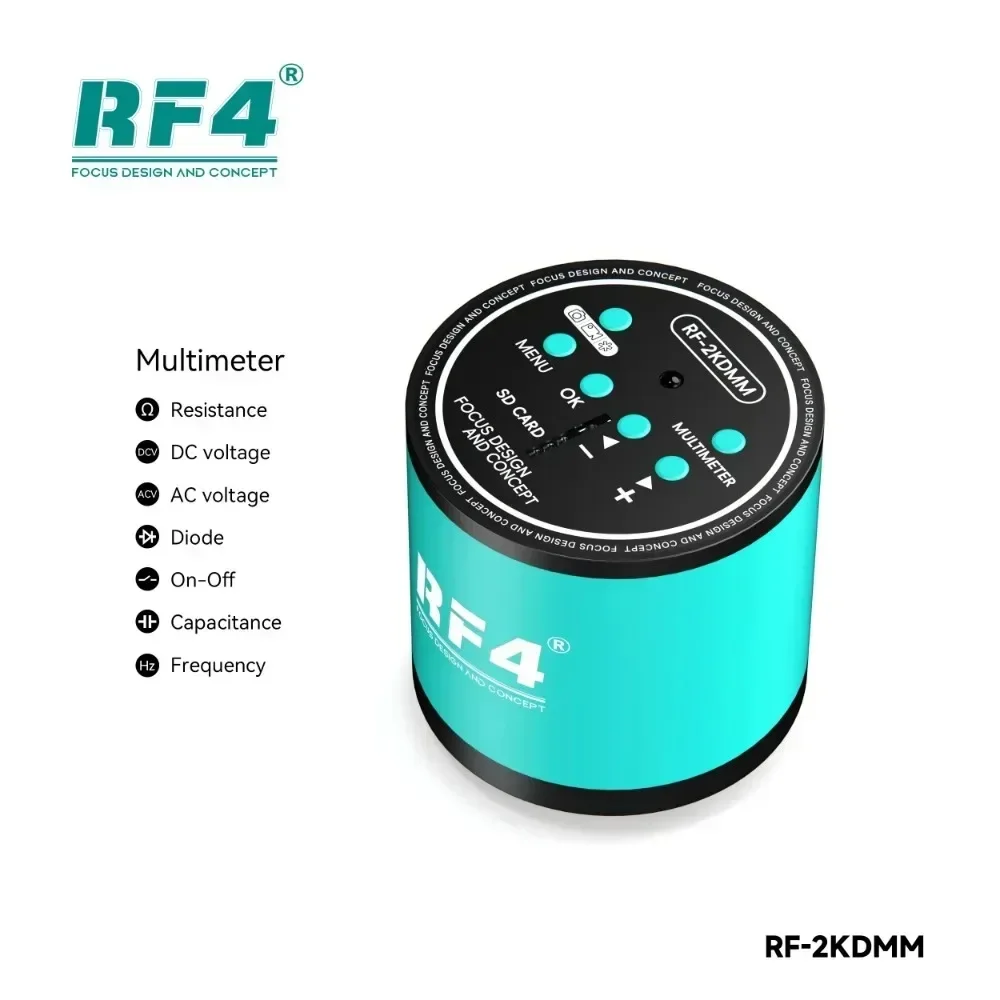 RF4 RF-2KDMM 2K 비디오 현미경 카메라 HDMI 1080P 60FPS CCD CMOS 산업용 디지털 카메라 (납땜 수리 이미지 수집용)