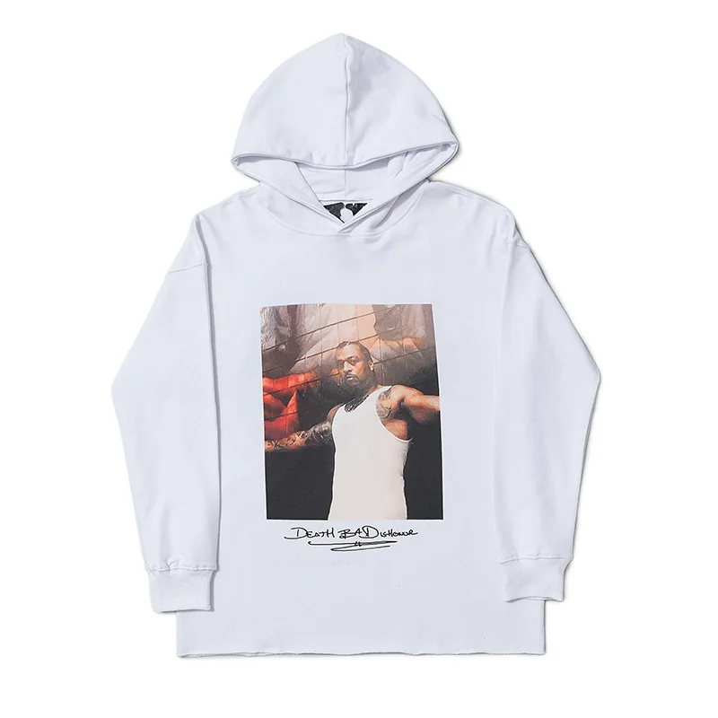 Мужская толстовка с капюшоном Vlone боксерская V-образным вырезом в стиле хип-хоп